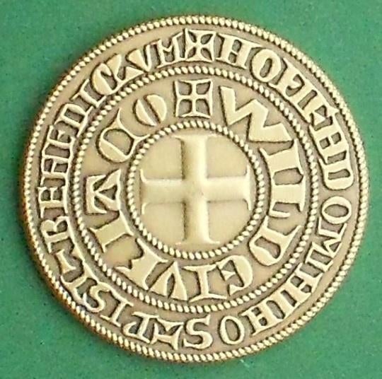 3 penningen Dendermonde numismatische kring, Envoi, Bronze