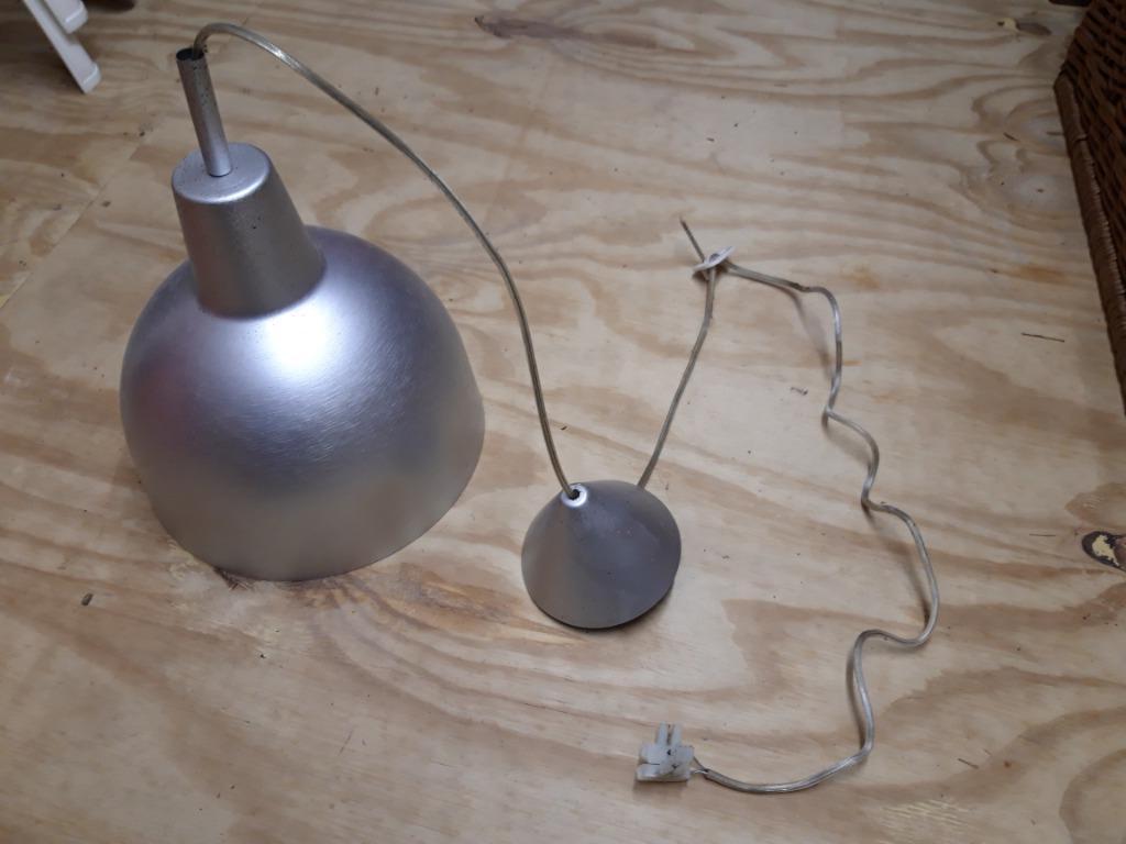 Metalen lampenkappen industriële look, Huis en Inrichting, Lampen | Lampenkappen, Ophalen, Gebruikt, Overige kleuren, 25 tot 50 cm