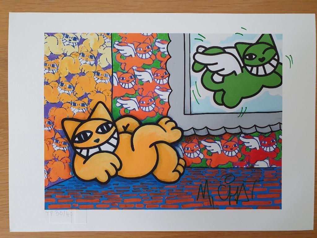 M. Chat (Thoma Vuille)- Ronron (street art), Ophalen of Verzenden
