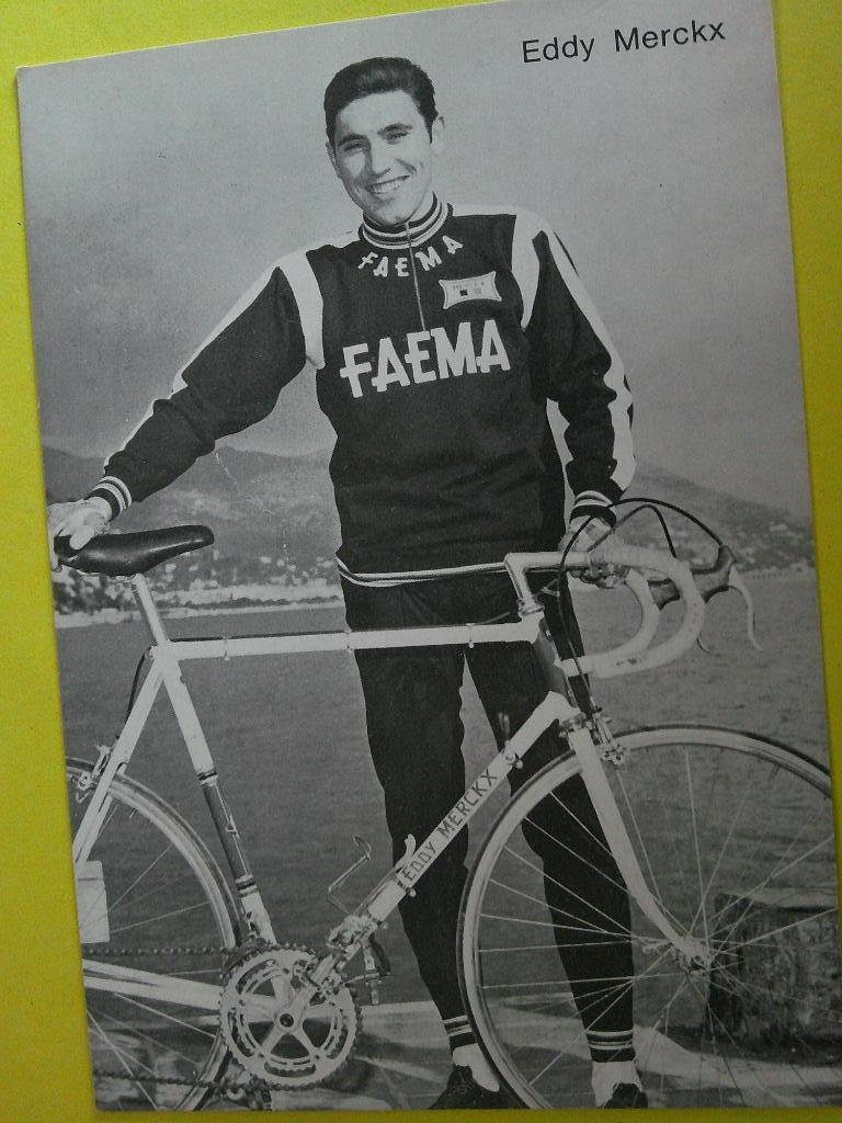wielerkaart team faema eddy merckx, Envoi, Comme neuf