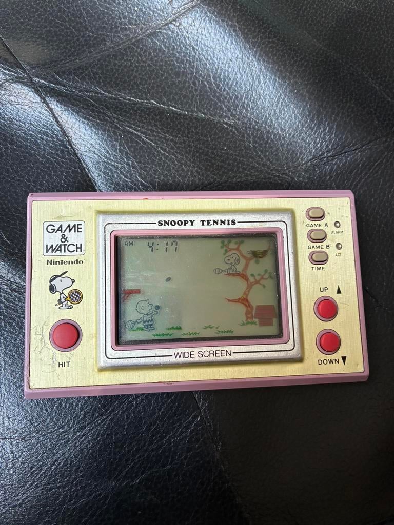 vintage 1982 Game Watch Nintendo Snoopy Tennis, Games en Spelcomputers, 1 speler, Ophalen of Verzenden, Gebruikt, Sport