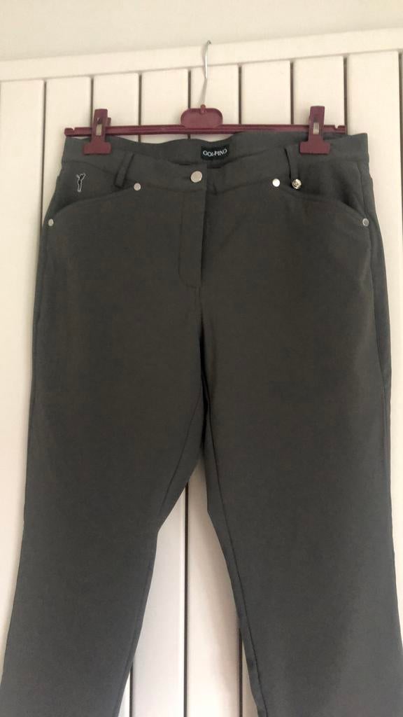 Damesbroek winter Golfino kaki maat 42, Sport en Fitness, Golf, Ophalen of Verzenden, Zo goed als nieuw, Kleding