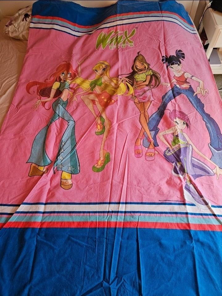 Dekbedovertrek Winx Club, Gebruikt, Jongetje of Meisje, Dekbedovertrek, Ophalen of Verzenden