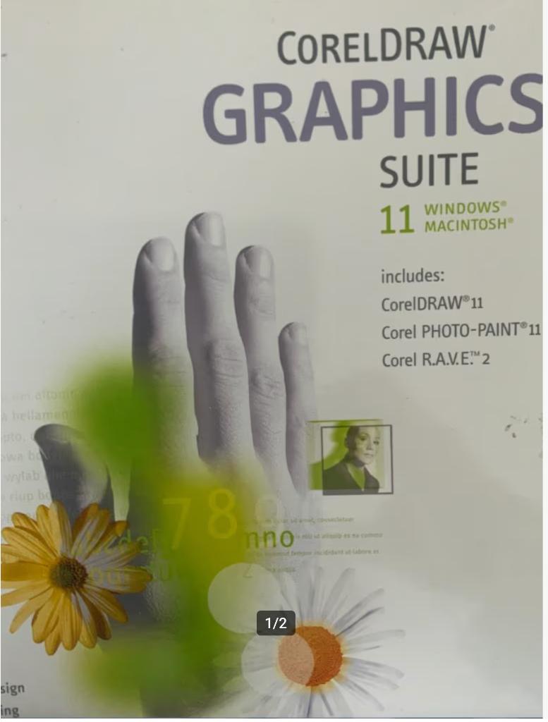 CorelDraw Graphics suite 11 Windows Mac Afhalen, Enlèvement, Windows