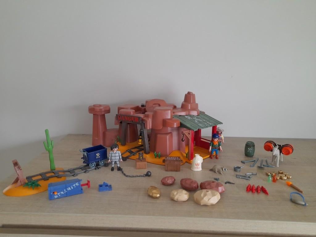 Playmobil 5246 mijn western, Enlèvement ou Envoi, Comme neuf, Ensemble complet