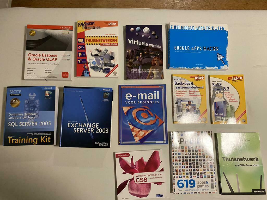 Computerboeken in nieuwstaat te koop, Boeken, Schoolboeken, Ophalen of Verzenden, Nieuw, Overige niveaus, Informatica en Computer