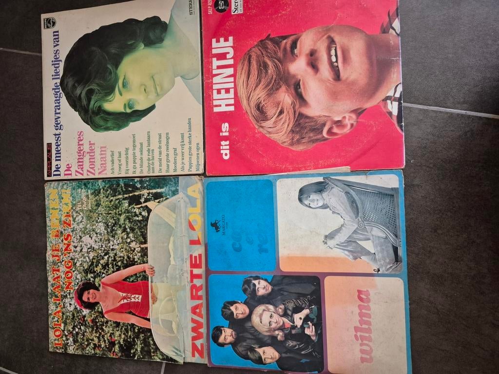 Lot grote en kleine vinyl, Enlèvement, Utilisé