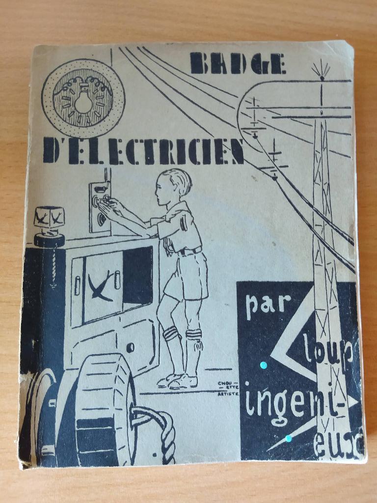 Badge d'électricien, Enlèvement ou Envoi, Utilisé, Électrotechnique