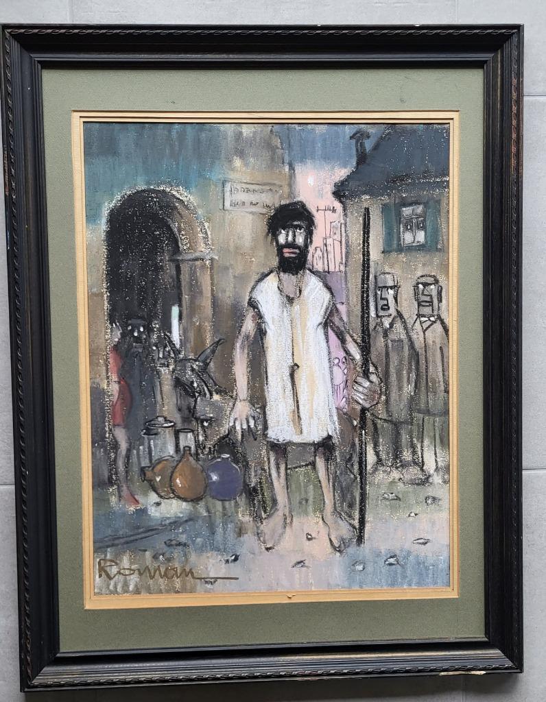 Originele tekening van Roman, Antiek en Kunst, Ophalen