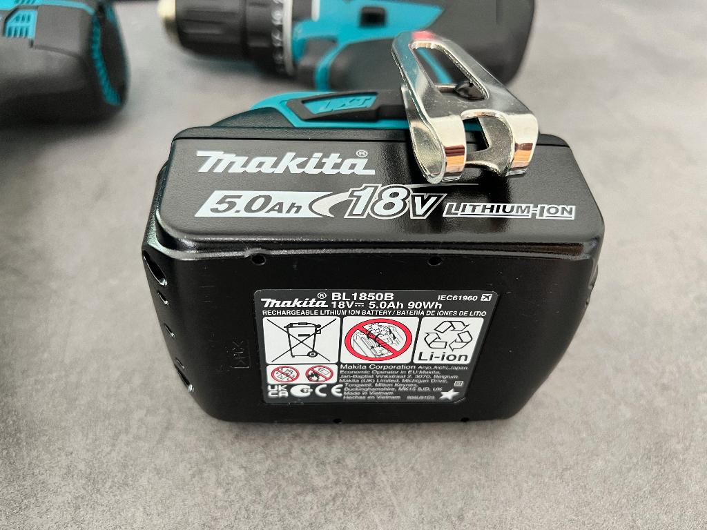 MAKITA DLX2131TJ 18V 5.0Ah ACCU COMBISET BOORMACHINE SLAGTOL, Doe-het-zelf en Bouw, Ophalen of Verzenden, Nieuw, Boor- en Schroefmachine
