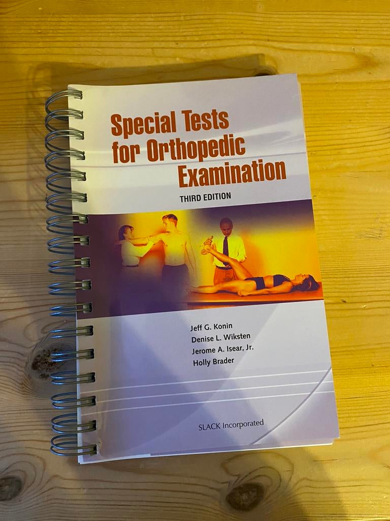 Special tests for Orthopedic Examination, third edition, Enlèvement, Comme neuf, Enseignement supérieur, Jeff G. Konin