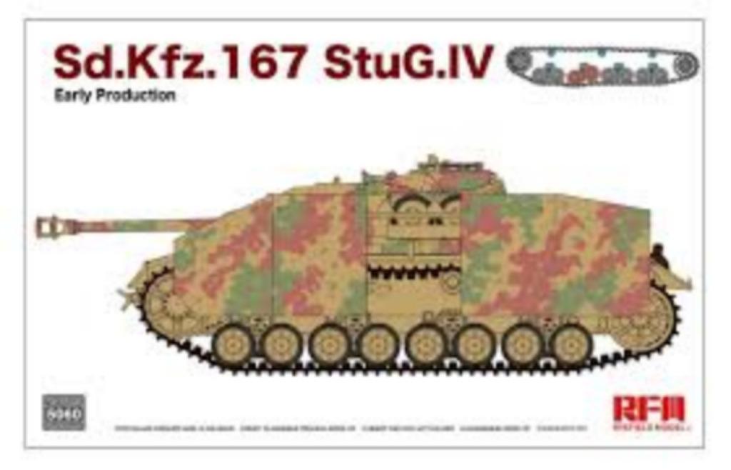 RFM 5060 Sd.Kfz.167 StuG.IV Early Production échelle 1/35, Neuf, Autres marques, Tank, Enlèvement ou Envoi