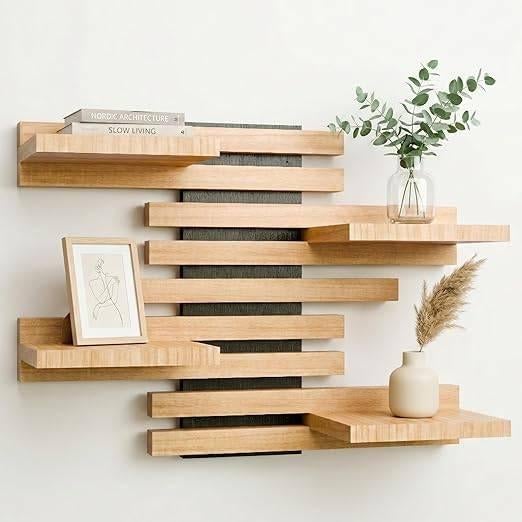 wandrek | modulair | massief hout | GRATIS LEVERING, Huis en Inrichting, Woonaccessoires | Wandplanken en Boekenplanken, Nieuw
