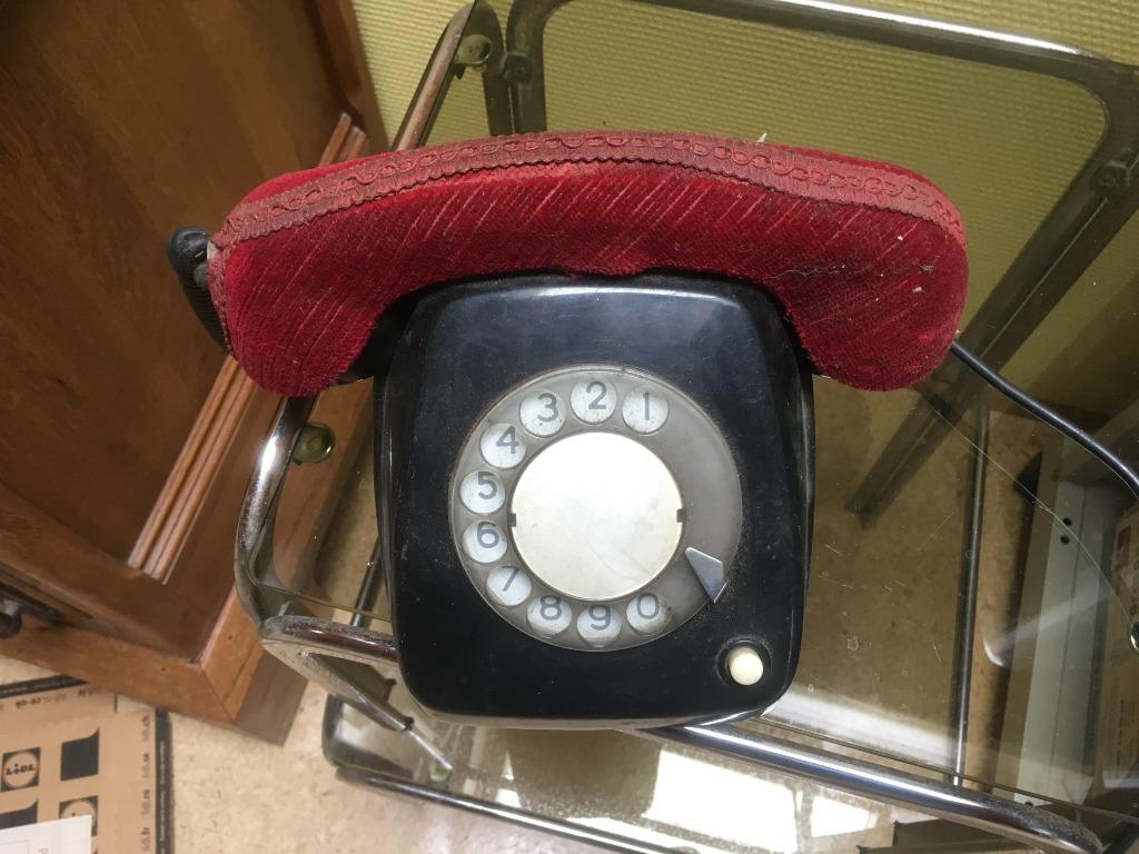 antieke zwarte telefoon, Antiek en Kunst, Ophalen of Verzenden