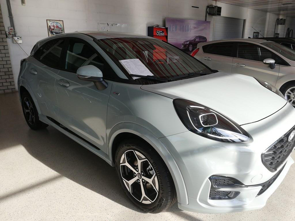 Ford Puma ST LINE AUTOMAAT MHEV, Auto's, Ford, Automaat, Puma, Beige, Bedrijf