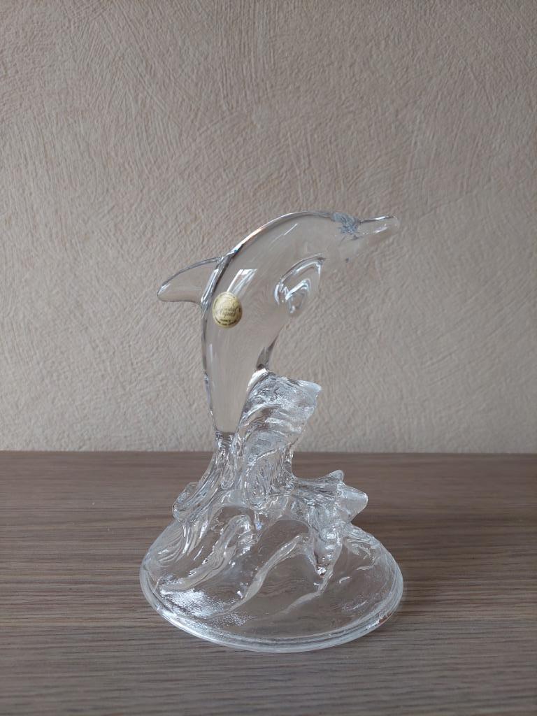 Vintage uit de jaren 80 - dolfijn - Cristal d'Arques - Fr., Antiek en Kunst, Antiek | Glaswerk en Kristal, Ophalen