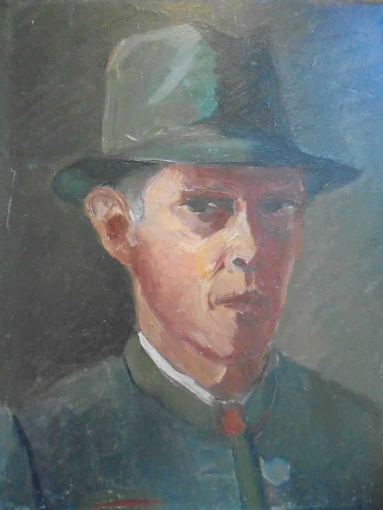 Frans Hens  Portret, Antiek en Kunst, Verzenden
