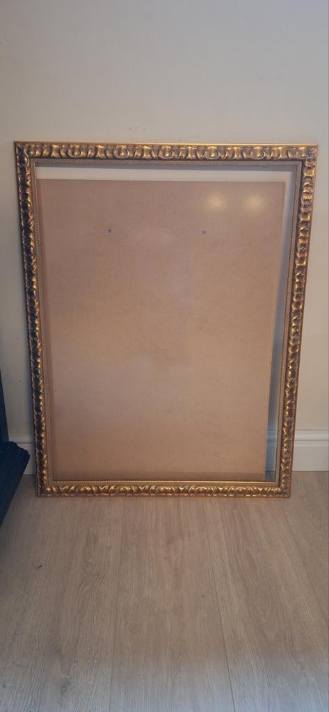 Grote kader/sierlijst met glas, Ophalen