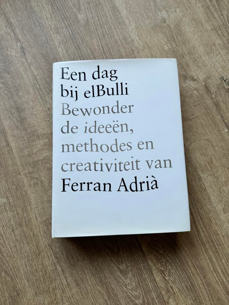 F. Adria - Een dag bij elBulli, Ophalen of Verzenden, Nieuw, F. Adria