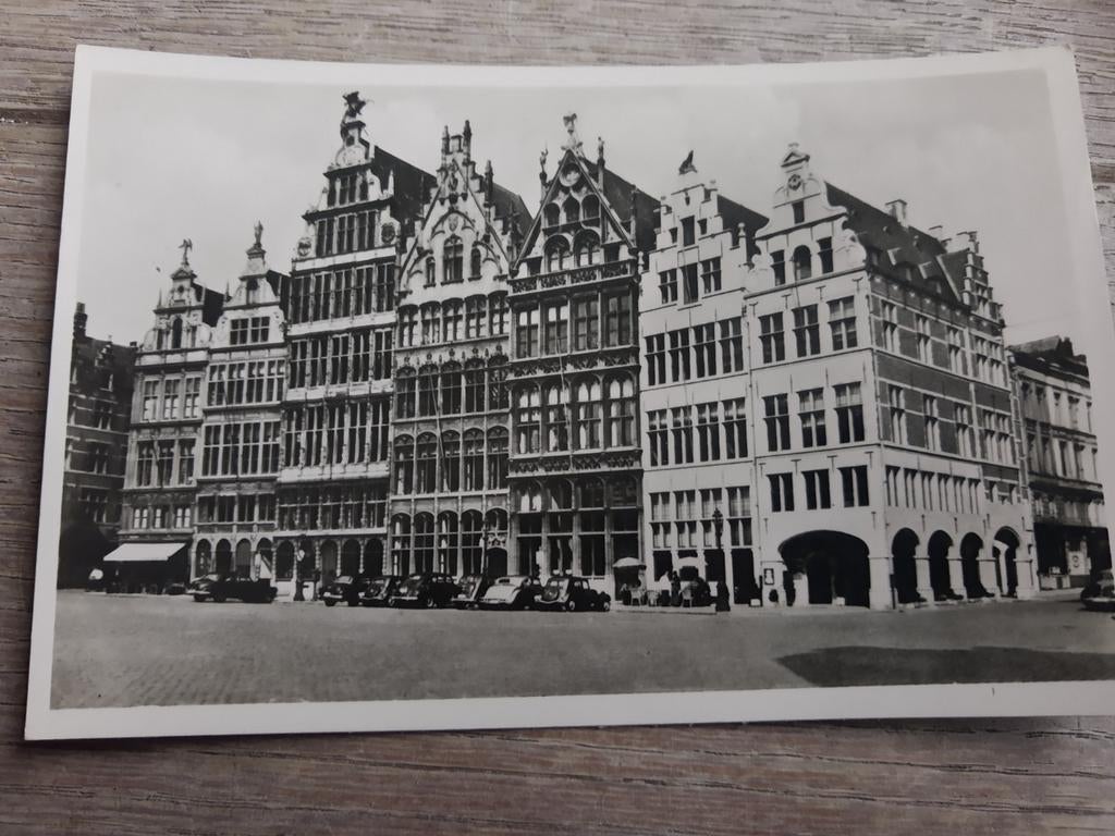 Ancien parc décrit - Anvers, marché principal + maisons de g, Enlèvement ou Envoi