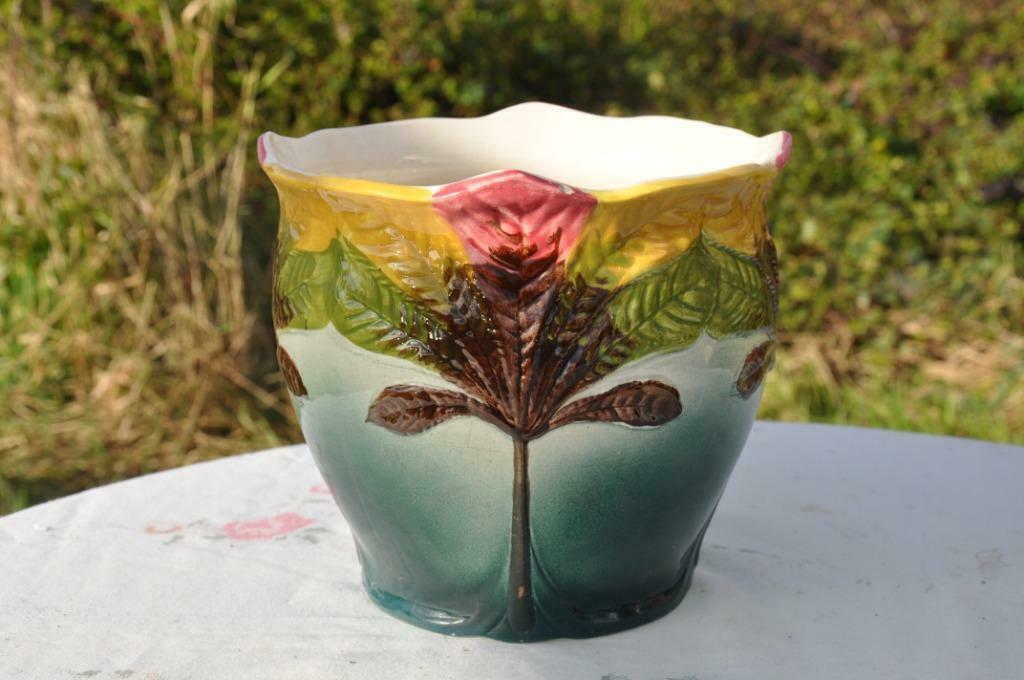 §  cache pot en barbotine, Antiquités & Art, Enlèvement ou Envoi