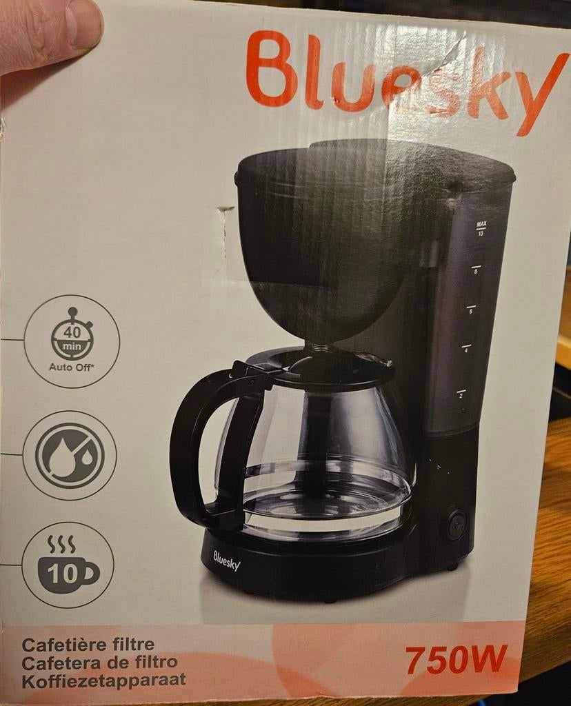 Bluesky BCM125B-23, Ophalen, Gebruikt, Gemalen koffie