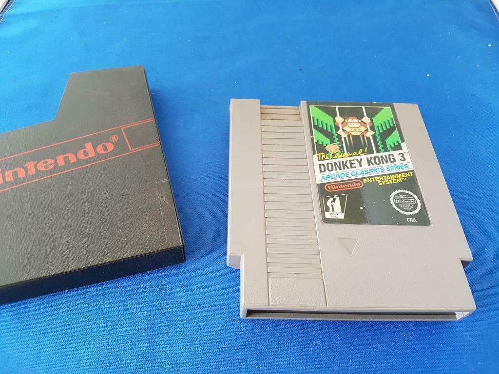 Nintendo NES the original donkey kong 3, Games en Spelcomputers, Games | Nintendo NES, Ophalen of Verzenden, Gebruikt