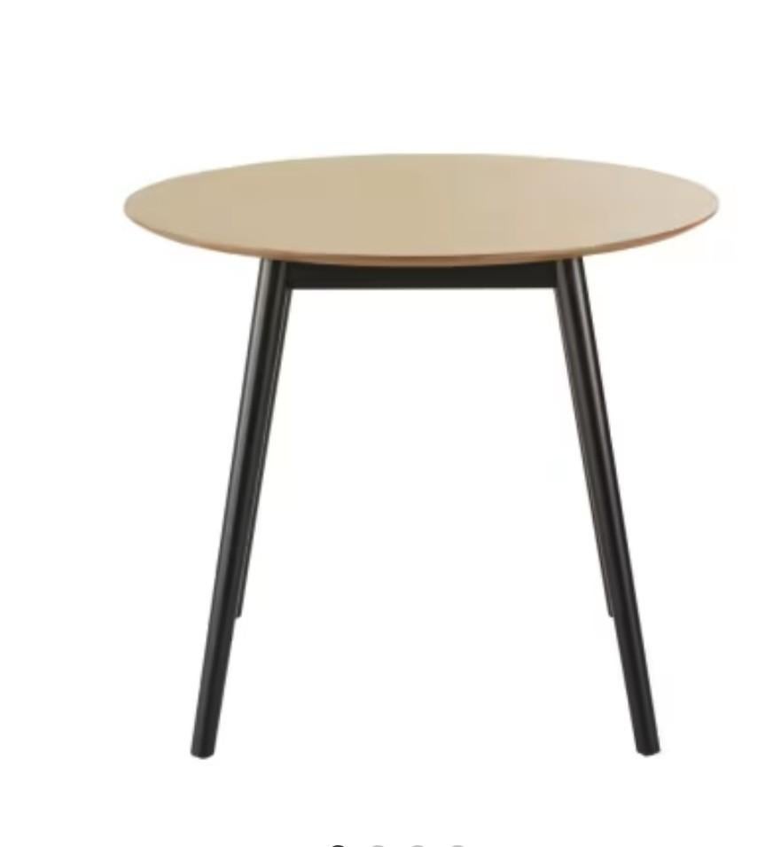 Ronde eettafel diameter 120cm met 4 stoelen in dean, Huis en Inrichting, Tafels | Eettafels, Ophalen