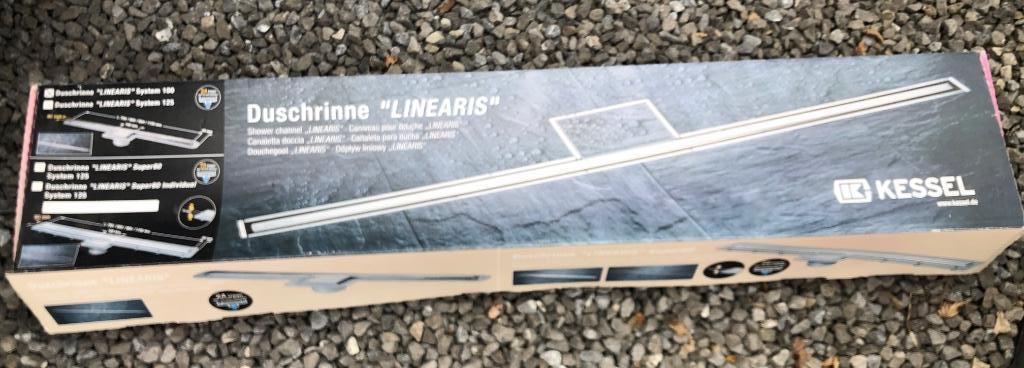 Kessel Linearis Douchegoot inox 1 meter Nieuw in de doos, Doe-het-zelf en Bouw, Ophalen of Verzenden, Nieuw, Inox, Douche