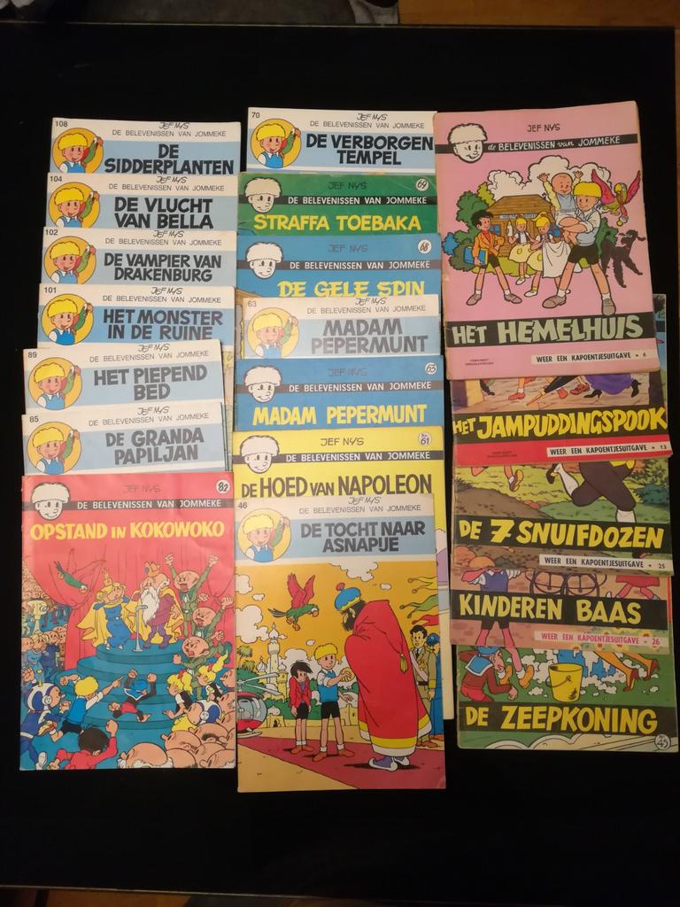 19 vieilles bandes dessinées drôles, Jef Nys, Enlèvement ou Envoi, Utilisé, Plusieurs comics