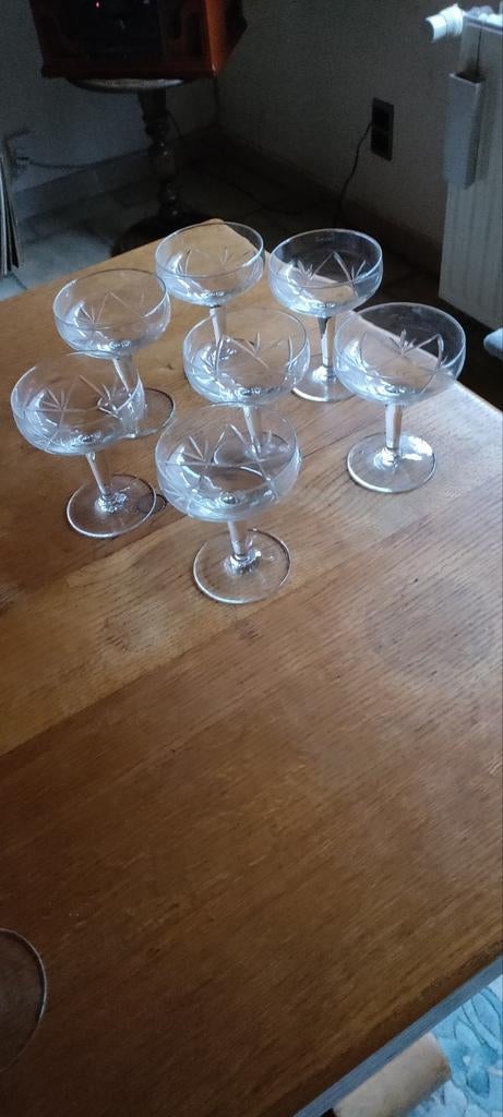 Coupes à champagne en cristal, Collections, Enlèvement, Comme neuf