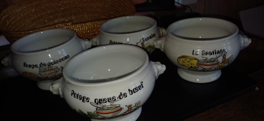 Bols à soupe porcelaine NEUFS, Antiquités & Art, Enlèvement
