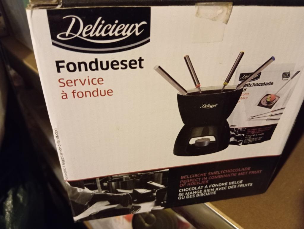 4 sets voor chocoladefondue, Ophalen, Zo goed als nieuw, Overige typen