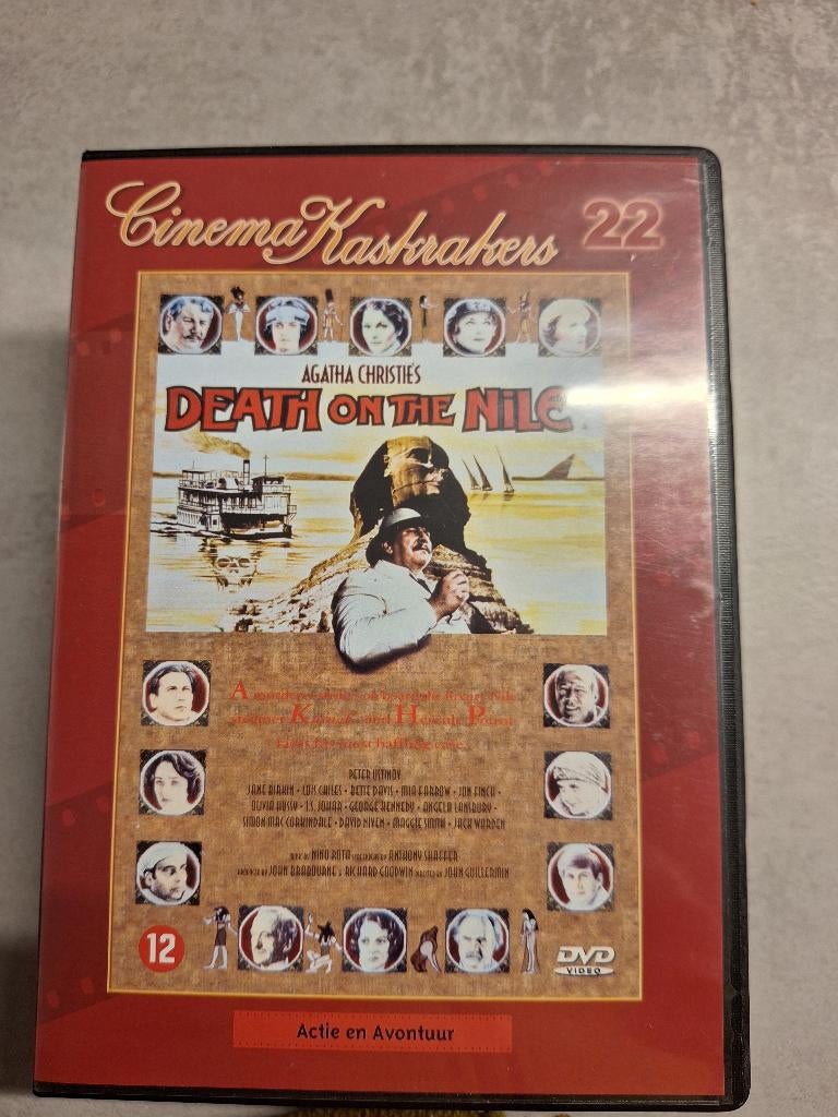 Death on the Nile, Agatha Christie, dvd, ndl ondertiteld, Cd's en Dvd's, Ophalen of Verzenden, Zo goed als nieuw