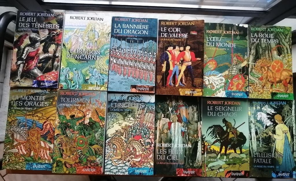 Lot 12 tomes de La Roue du Temps de Robert Jordan, Boeken, Ophalen of Verzenden