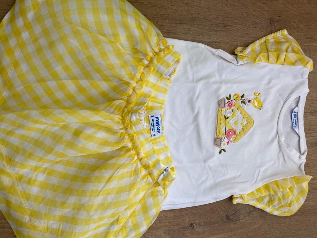 Mayoral set maat 98, Kinderen en Baby's, Kinderkleding | Maat 98, Mayoral, Meisje, Ophalen of Verzenden, Zo goed als nieuw