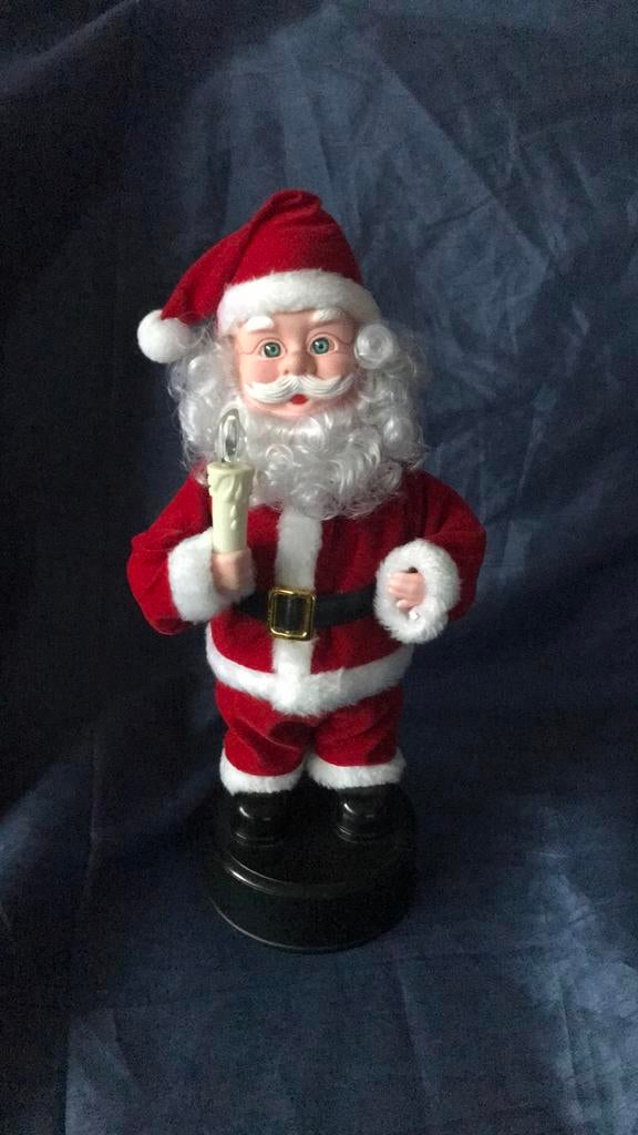 Père Noël 30 cm avec musiques de Noël, Comme neuf