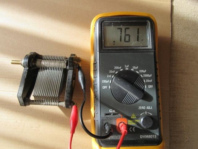 Voor tsf 1920: 750 pf variabele condensator merk Ormond, Ophalen of Verzenden