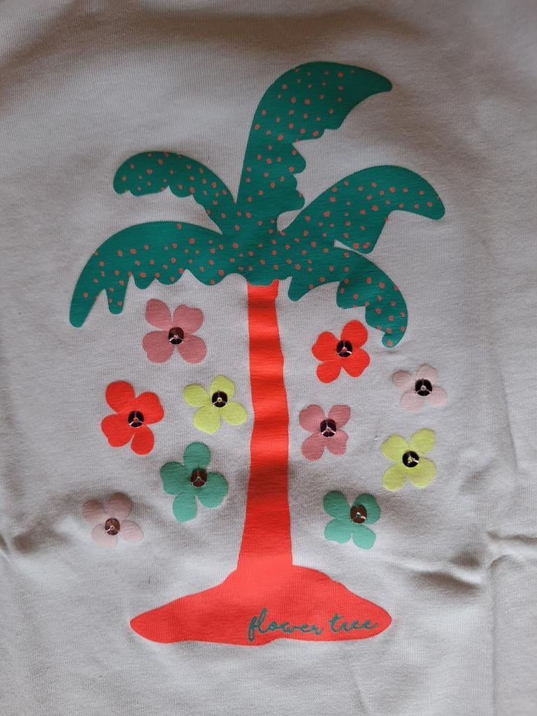 Someone witte shirt palmboom 122, Kinderen en Baby's, Gebruikt, Meisje, Ophalen of Verzenden, Someone