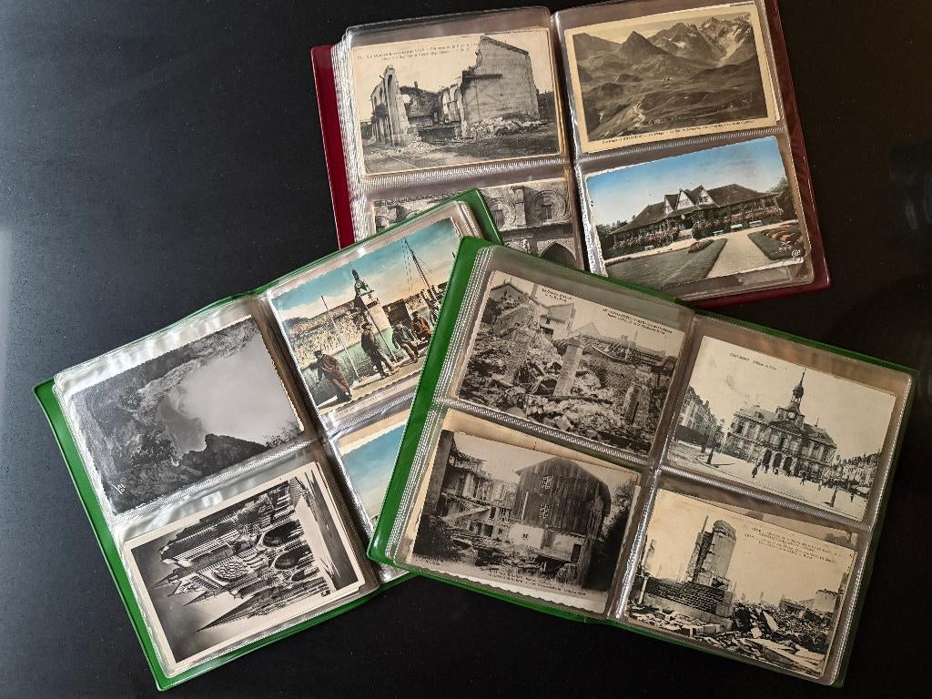 226 oude postkaarten begin 20ste eeuw voornamelijk Frankrijk, Verzamelen, Ophalen of Verzenden, Voor 1920, Frankrijk