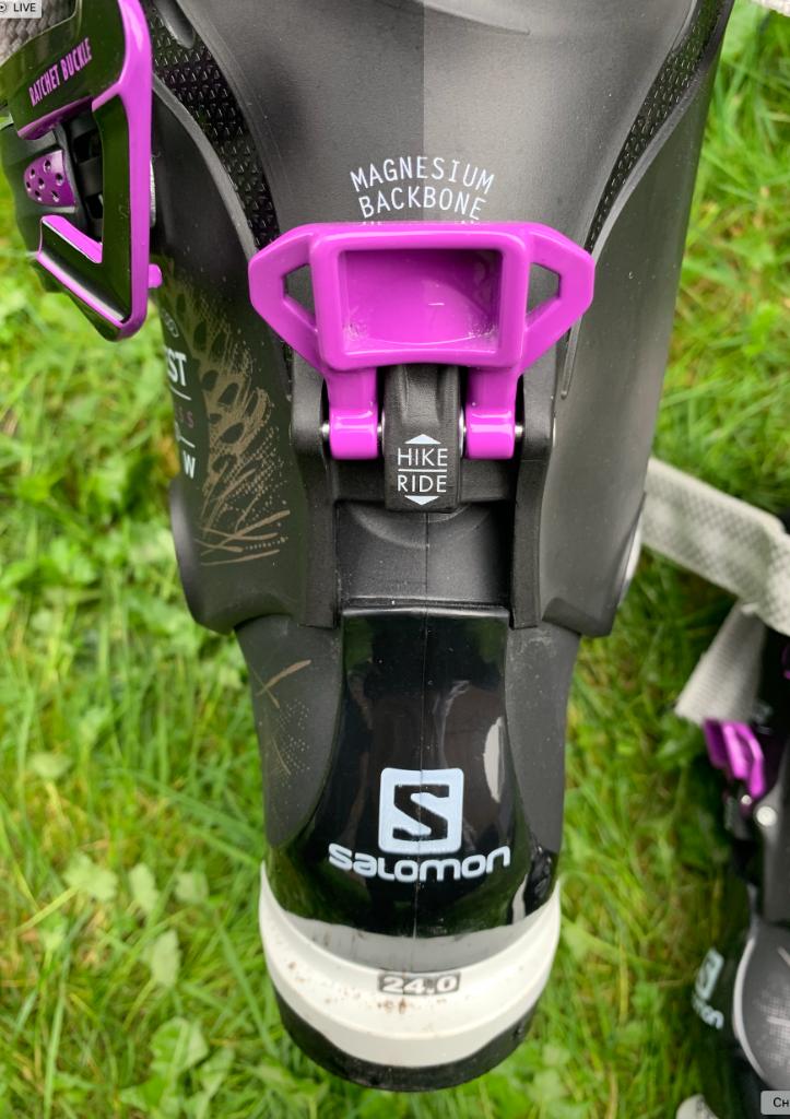 Chaussures de ski SALOMON ( femme ), Salomon, Enlèvement, Utilisé, Chaussures