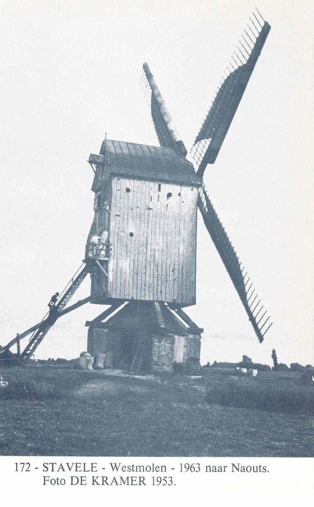 Stavele - Westmolen, Ophalen of Verzenden, 1960 tot 1980, Ongelopen, West-Vlaanderen