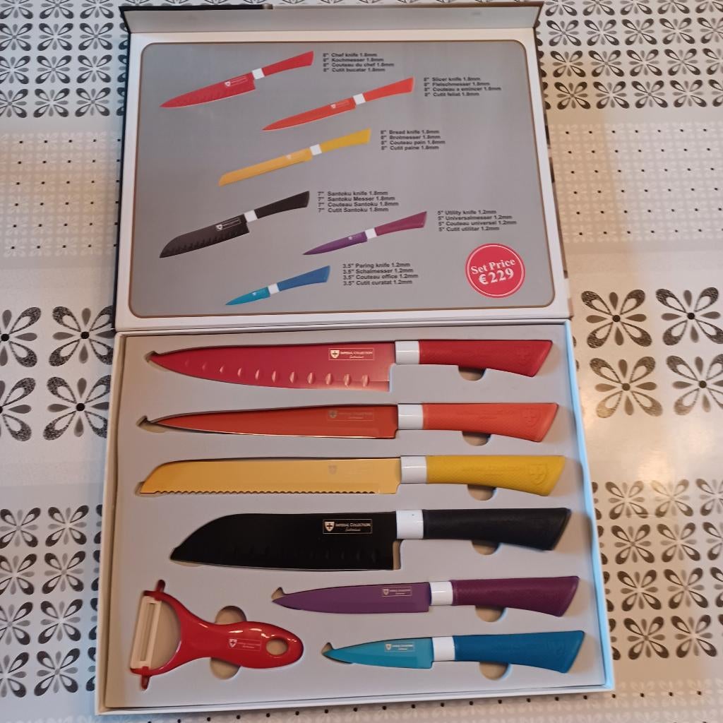 couteau, Verzamelen, Ophalen