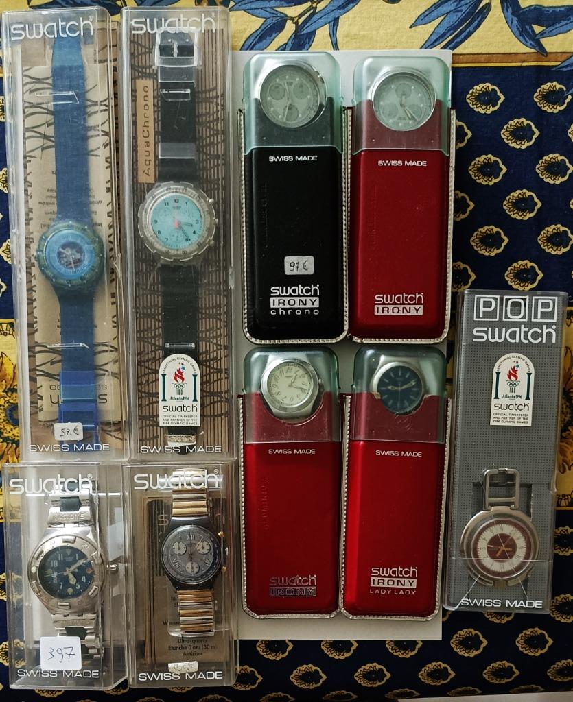 Montres SWATCH vintage NEUVES avec boîte, Handtassen en Accessoires, Horloges | Heren, Overige materialen, Polshorloge, Nieuw