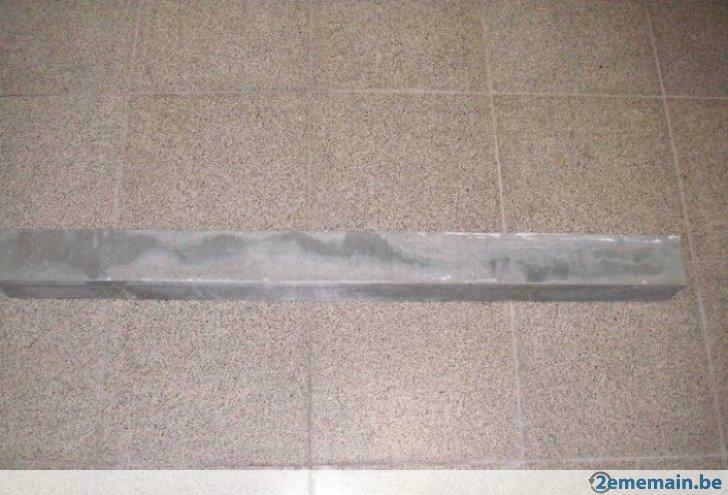 Gouttière zinc diamètre 80x80mm ( 7m ) + 1 coude ZN, Utilisé, Autres types