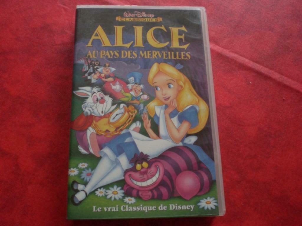 Cassette Vidéo-Alice au pays des merveilles, CD & DVD, VHS | Enfants & Jeunesse, Enlèvement ou Envoi, Dessins animés et Film d'animation