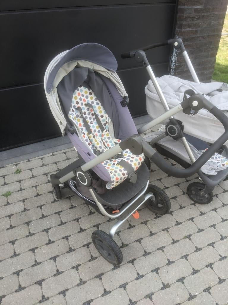 Stokke Scoot kinderwagen en draagmand, Kinderen en Baby's, Ophalen, Zonnekap