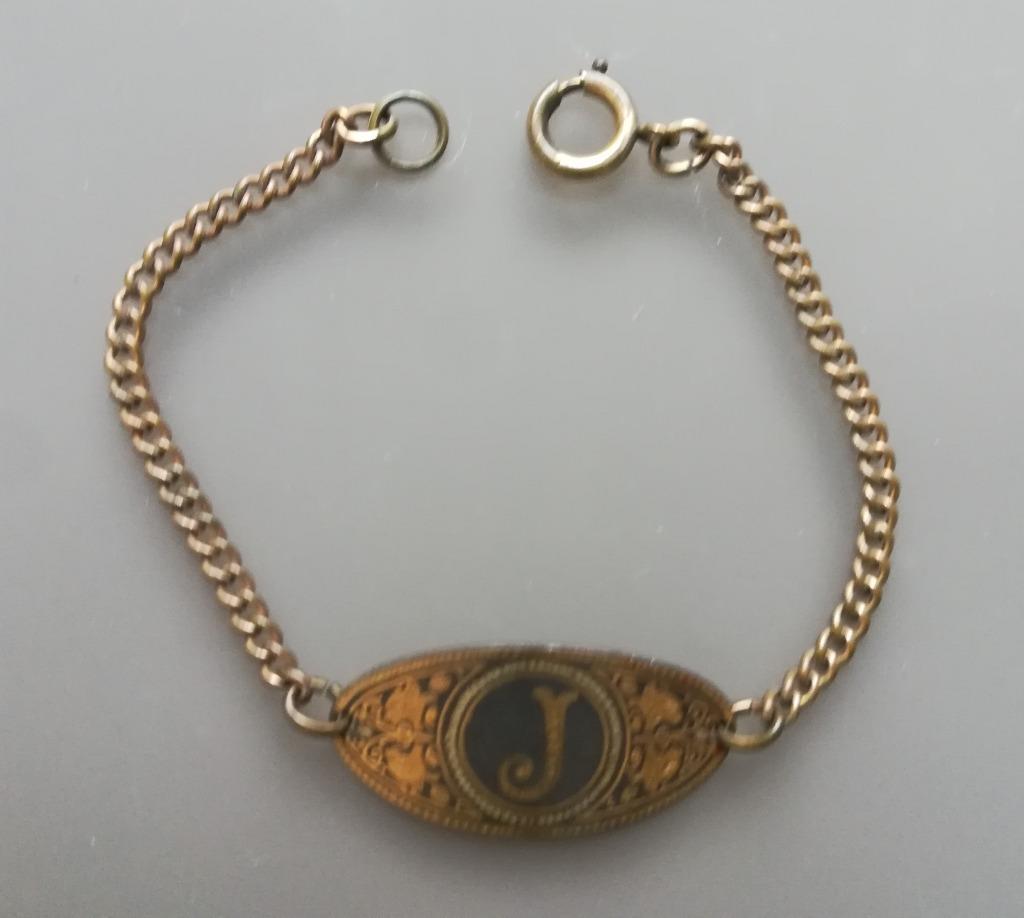 Bracelet gourmette (bijou ancien), Enlèvement, Utilisé, Or, Autres matériaux