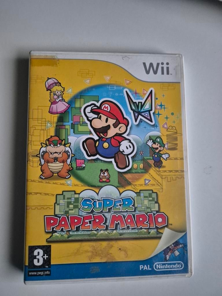 Super paper mario Nintendo wii, Games en Spelcomputers, Ophalen of Verzenden, Zo goed als nieuw