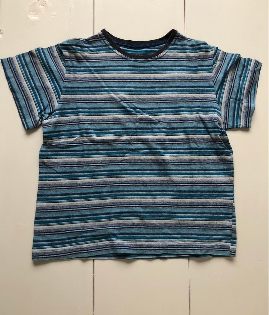 t-shirt Rose de Morty 104 blauw gestreept, Kinderen en Baby's, Gebruikt, Rode de Morty, Jongen of Meisje, Ophalen of Verzenden
